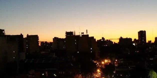 Abendlicher Blick über Buenos Aires.
